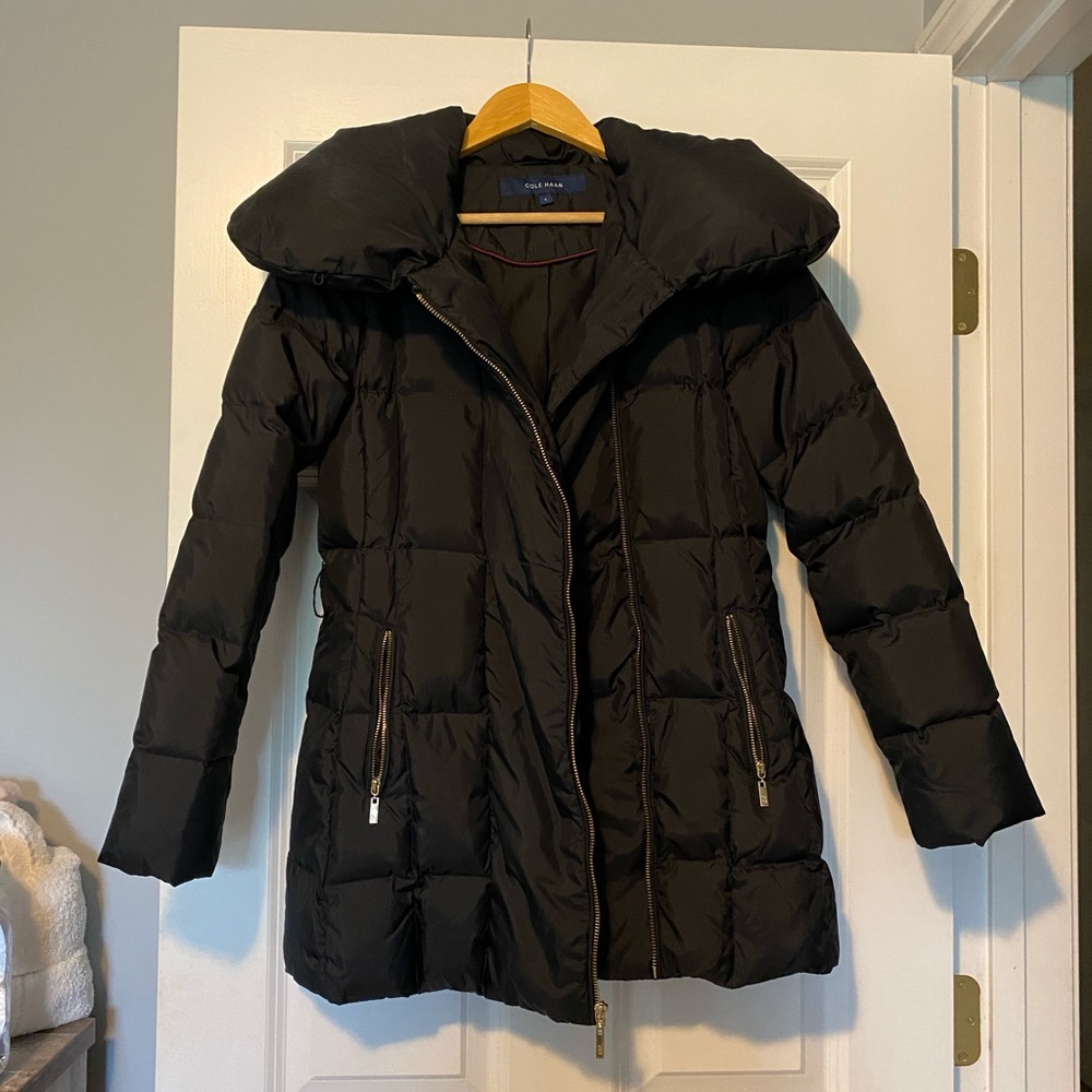Black Winter Coat - image 1
